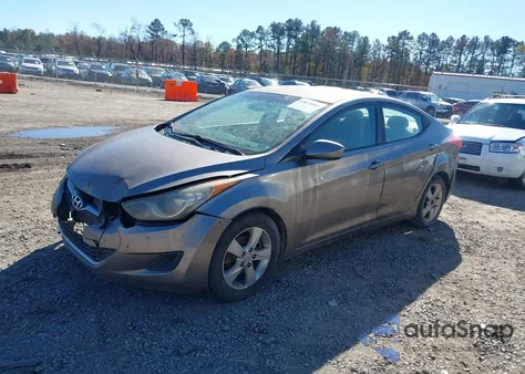 2011 Hyundai Elantra Gls from USA, damaged, VIN 5NPDH4AE2BH003192